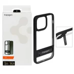 قاب اورجینال استند دار Spigen مدل Apple iPhone 12 Pro Max - شفاف مشکی