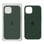 قاب سیلیکونی پاک کنی اورجینال Iphone 13 / 14 - سبزتیره ( پک اصلی)