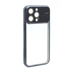 قاب دور رنگی محافظ لنز شیشه ای Apple iPhone 14 Pro Max - مشکی