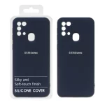 قاب نیو سیلیکون محافظ لنزدار RFF مدل Samsung Galaxy M31 - سرمه ای (پک دار)