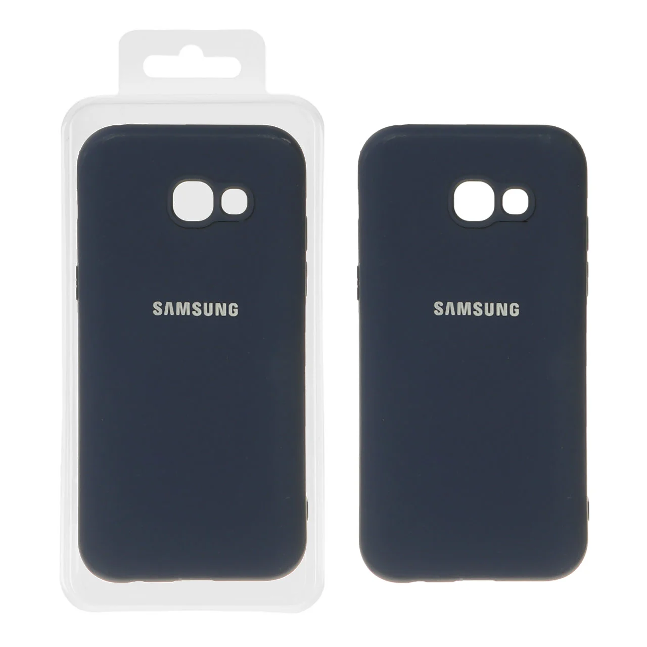 19178-1010786-1 قاب نیو سیلیکون محافظ لنزدار RFF مدل Samsung Galaxy A5 (2017) / A520 - سرمه ای (پک دار) - تصویر 1
