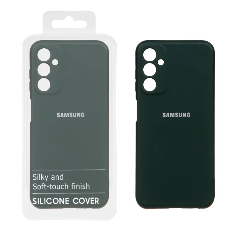 قاب نیو سیلیکون محافظ لنزدار RFF مدل Samsung Galaxy A25 4G / A24 - سبز تیره (پک دار) - تصویر 2