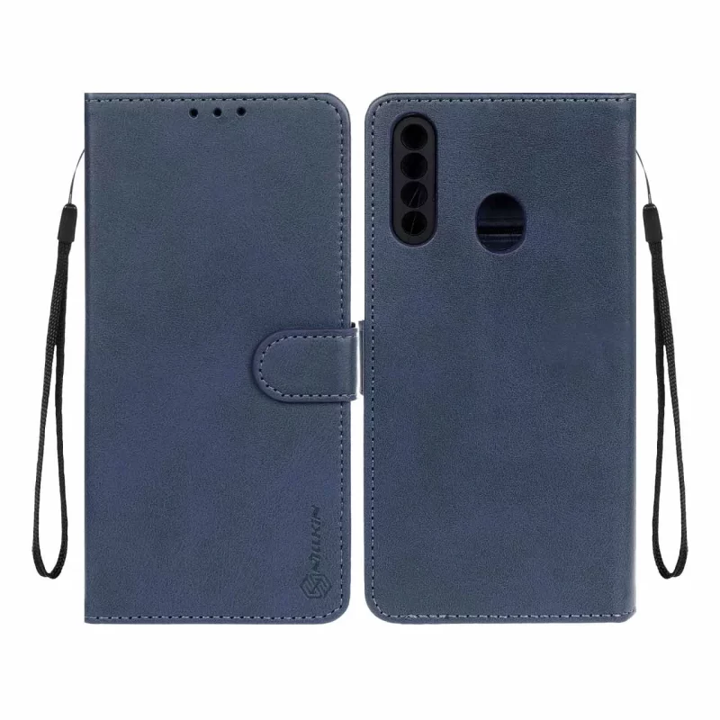 کیف موبایل مگنتی Nillkin مدل Samsung Galaxy A20s - سرمه ای - تصویر 2