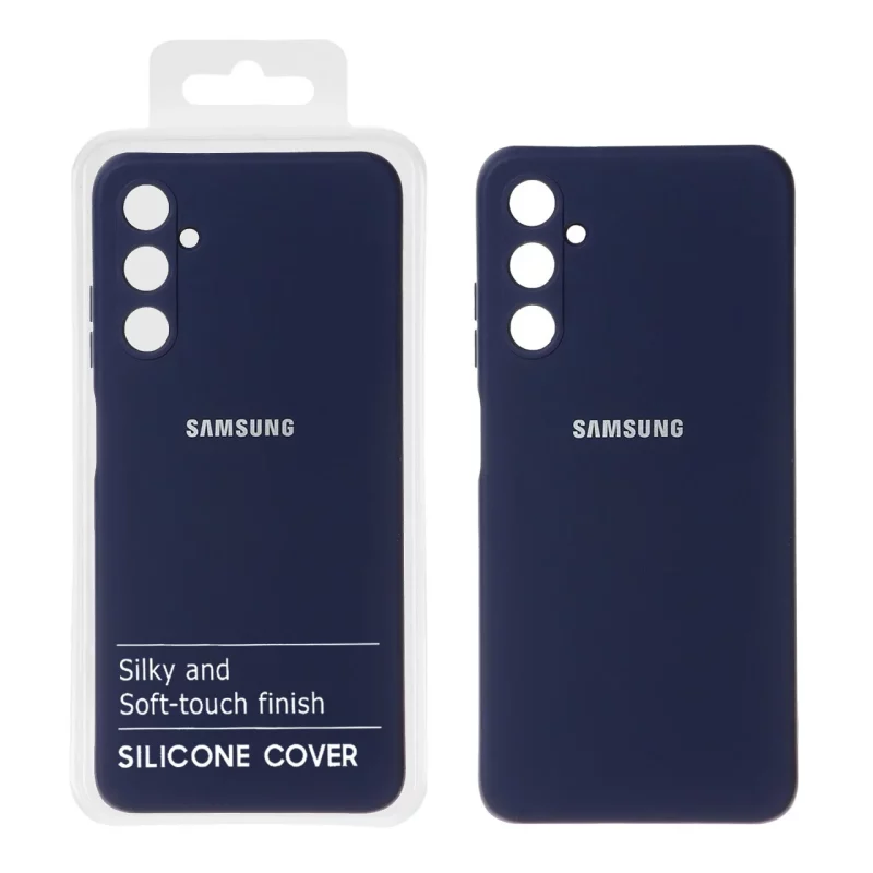 قاب نیو سیلیکون محافظ لنزدار RFF مدل Samsung Galaxy A05s - سرمه ای (پک دار) - تصویر 2