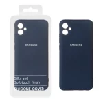 قاب نیو سیلیکون محافظ لنزدار RFF مدل Samsung Galaxy A04e / M04 / F04 - سرمه ای (پک دار)