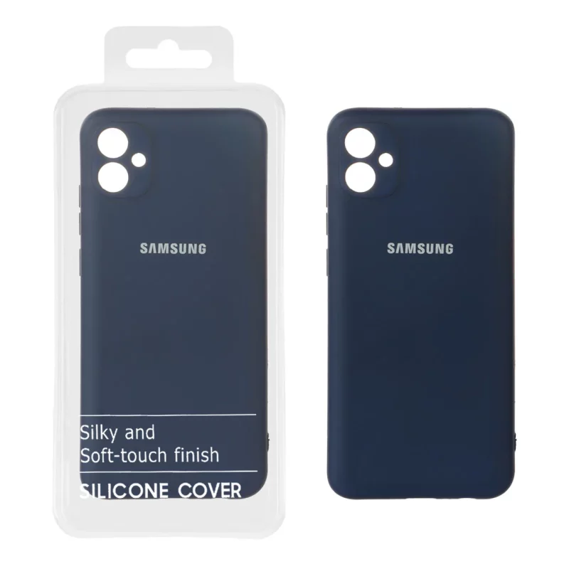 قاب نیو سیلیکون محافظ لنزدار RFF مدل Samsung Galaxy A04e / M04 / F04 - سرمه ای (پک دار) - تصویر 2