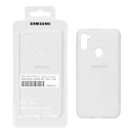 قاب سیلیکونی پاک کنی اورجینال درجه یک Samsung Galaxy A11 / M11 - سفید (پک دار)