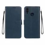 کیف چرمی موبایل مگنتی محافظ لنزدار Samsung Galaxy A10s - سرمه ای
