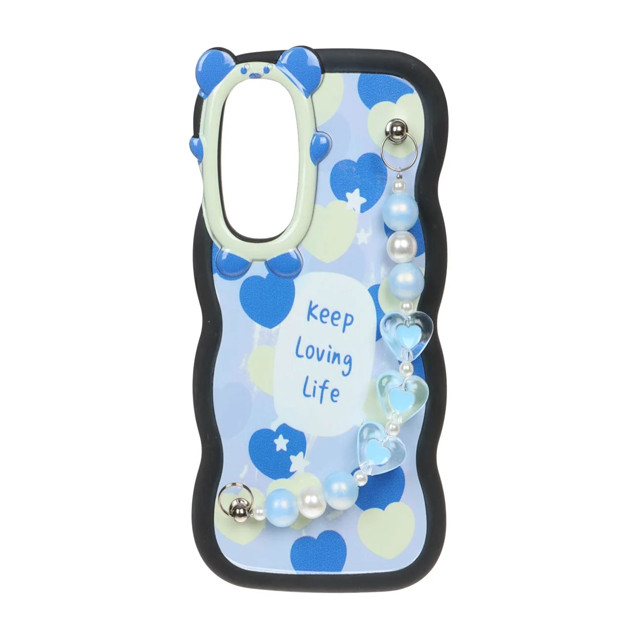 19178-1035312-1 قاب کنگره ای دستبند مرواریدی Samsung Galaxy A34 - طرح 92 - تصویر 1