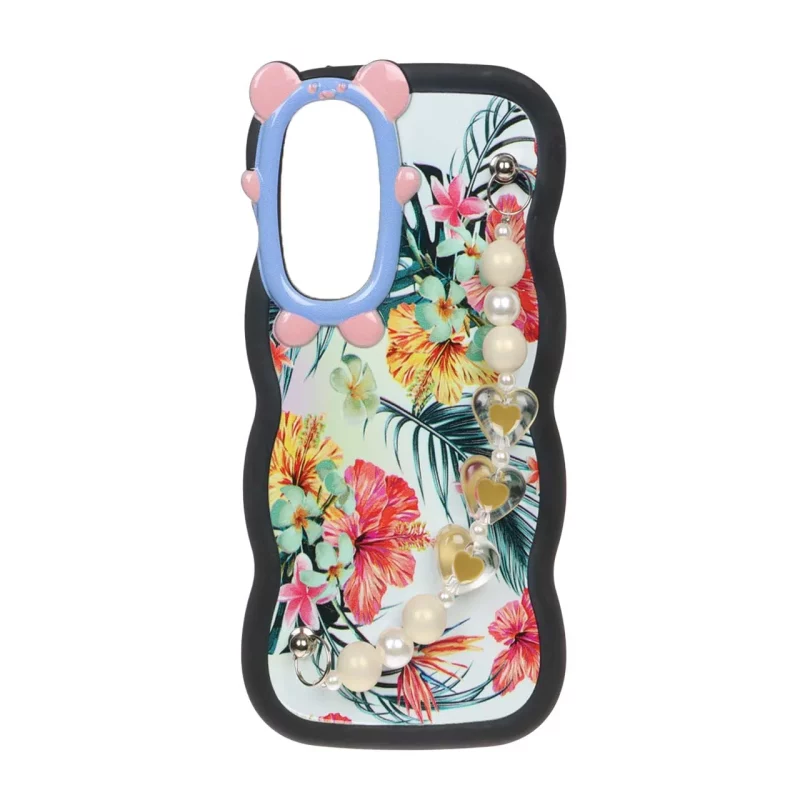 قاب کنگره ای دستبند مرواریدی Samsung Galaxy A34 - طرح 93 - تصویر 2