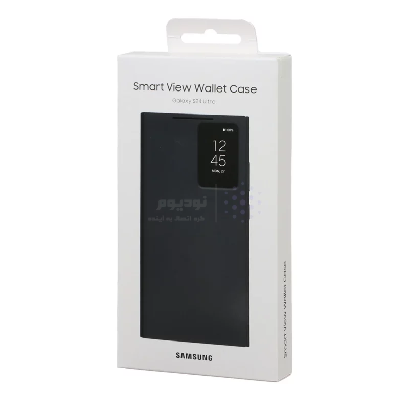 کیف هوشمند اورجینال سامسونگ Smart View Wallet Case مدل Samsung Galaxy S24 Ultra - مشکی (پک دار) - تصویر 7