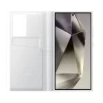 کیف هوشمند اورجینال سامسونگ Smart View Wallet Case مدل Samsung Galaxy S24 Ultra - سفید (پک دار) - تصویر 4