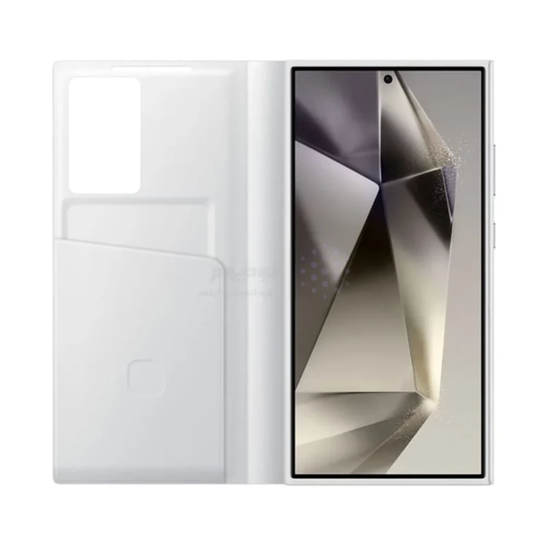 کیف هوشمند اورجینال سامسونگ Smart View Wallet Case مدل Samsung Galaxy S24 Ultra - سفید (پک دار) - تصویر 4