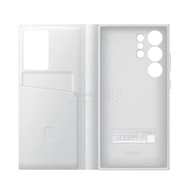 کیف هوشمند اورجینال سامسونگ Smart View Wallet Case مدل Samsung Galaxy S24 Ultra - سفید (پک دار) - تصویر 6