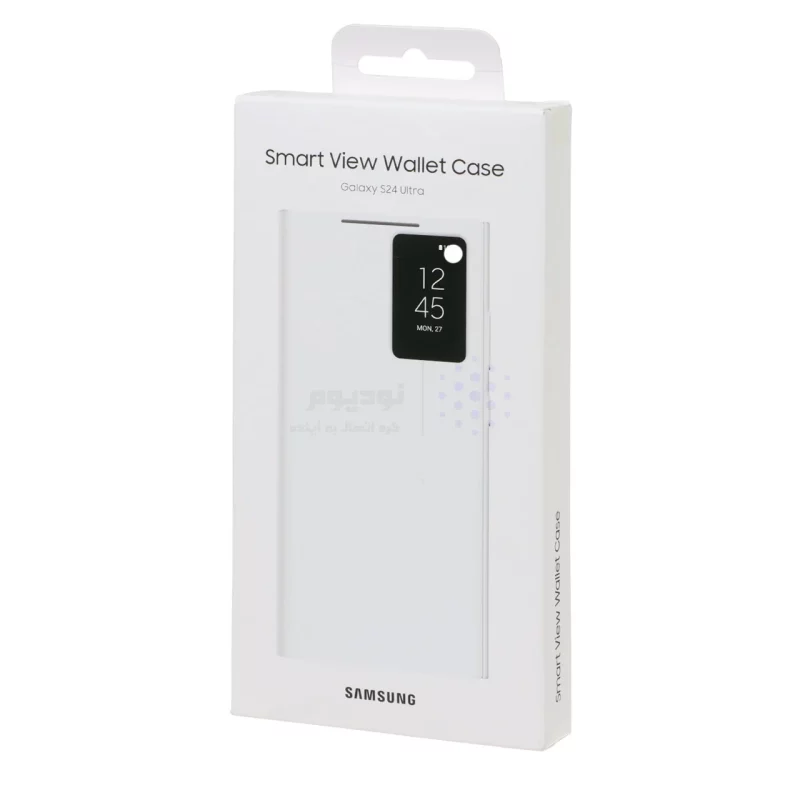 کیف هوشمند اورجینال سامسونگ Smart View Wallet Case مدل Samsung Galaxy S24 Ultra - سفید (پک دار) - تصویر 7