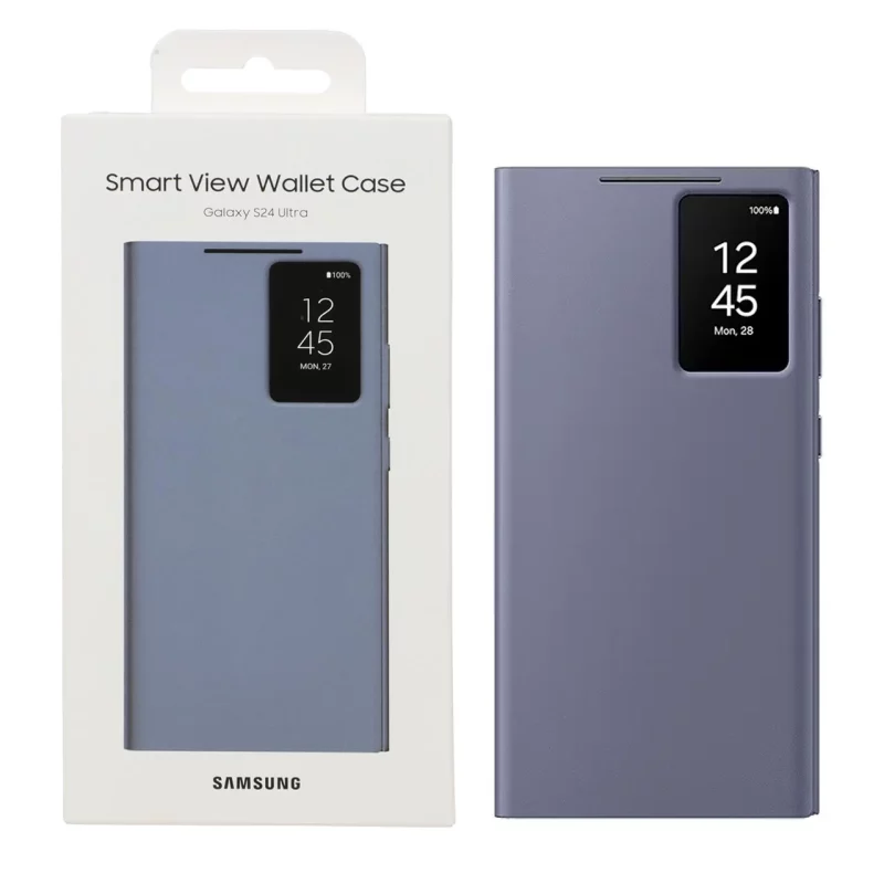کیف هوشمند اورجینال سامسونگ Smart View Wallet Case ویتنام مدل Samsung Galaxy S24 Ultra (پک دار) - تصویر 2