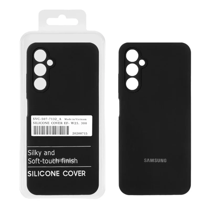 قاب سیلیکونی پاک کنی اورجینال درجه یک Samsung Galaxy A05s - مشکی (پک دار) - تصویر 2