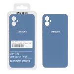 قاب سیلیکونی پاک کنی اورجینال درجه یک Samsung Galaxy A05 - آبی تیره (پک دار)
