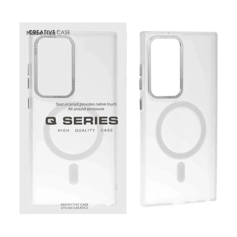 قاب Focus Pixels لنز آلومینیومی مات Magsafe مدل Samsung Galaxy S24 Ultra - سفید (پک دار) - تصویر 2