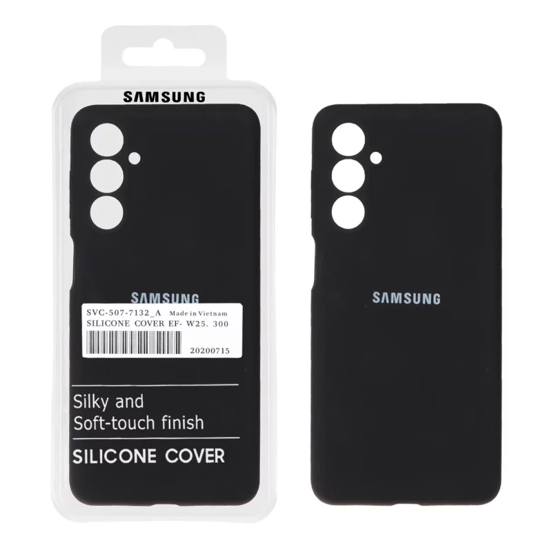 قاب سیلیکونی پاک کنی اورجینال درجه یک Samsung Galaxy M54 / F54 - مشکی (پک دار) - تصویر 2