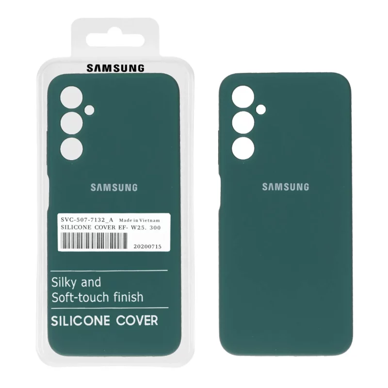 قاب سیلیکونی پاک کنی اورجینال درجه یک Samsung Galaxy A05s - سبز (پک دار) - تصویر 2