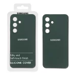 قاب نیو سیلیکون محافظ لنزدار RFF مدل Samsung Galaxy S24 - سبزتیره (پک دار)