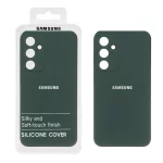 قاب نیو سیلیکون محافظ لنزدار RFF مدل Samsung Galaxy A35 - سبزتیره (پک دار)