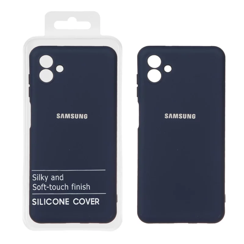 قاب نیو سیلیکون محافظ لنزدار RFF مدل Samsung Galaxy A04 / M13 5G - سرمه ای (پک دار) - تصویر 2