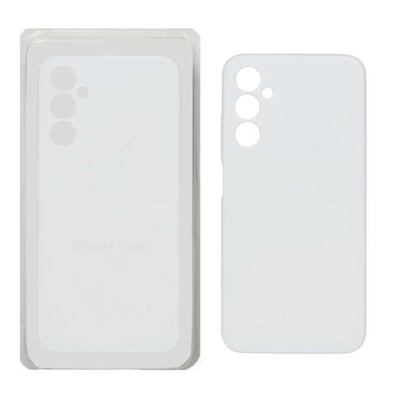 قاب سیلیکونی پاک کنی محافظ لنزدار اورجینال Samsung Galaxy A05s - سفید (پک اصلی) - تصویر 2