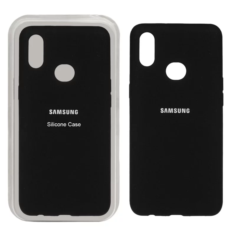 قاب سیلیکونی پاک کنی اورجینال Samsung Galaxy A10s - مشکی (پک اصلی) - تصویر 2