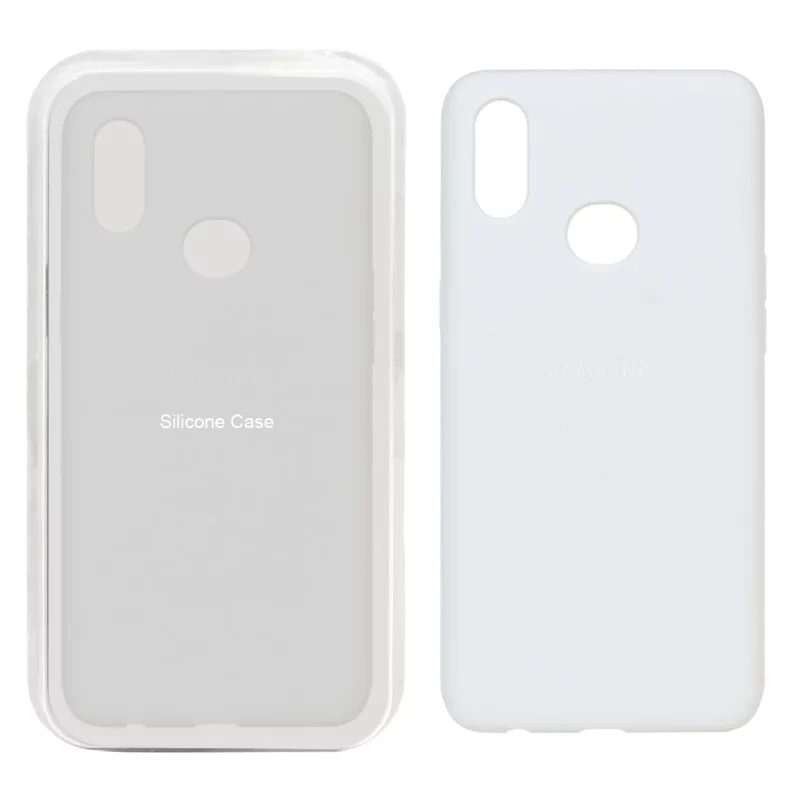 قاب سیلیکونی پاک کنی اورجینال Samsung Galaxy A10s - سفید (پک اصلی) - تصویر 2