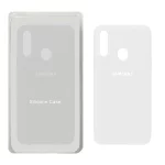قاب سیلیکونی پاک کنی اورجینال Samsung Galaxy A20s - سفید (پک اصلی)