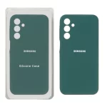 قاب سیلیکونی پاک کنی محافظ لنزدار اورجینال Samsung Galaxy A15 - سبز (پک اصلی)
