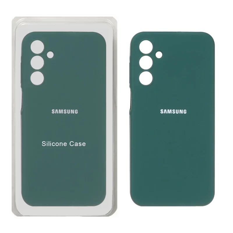 قاب سیلیکونی پاک کنی محافظ لنزدار اورجینال Samsung Galaxy A15 - سبز (پک اصلی) - تصویر 2