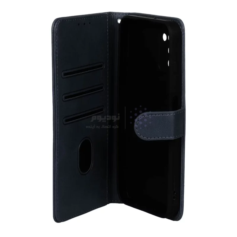 کیف موبایل مگنتی Nillkin مدل Samsung Galaxy A03s / A02s - سرمه ای - تصویر 3