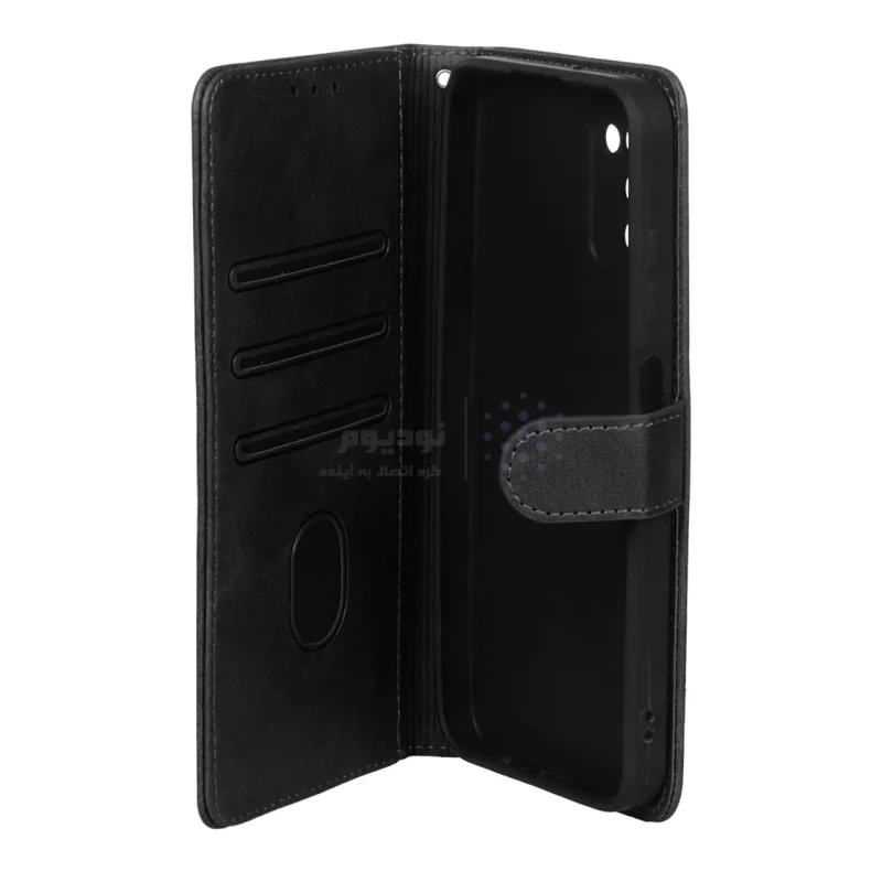 کیف موبایل مگنتی Nillkin مدل Samsung Galaxy A03s / A02s - مشکی - تصویر 3