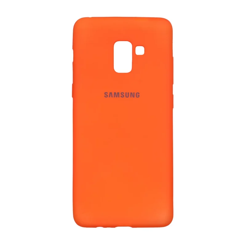قاب Rock ساده Samsung Galaxy A8 Plus / A730 - نارنجی فانتزی - تصویر 2