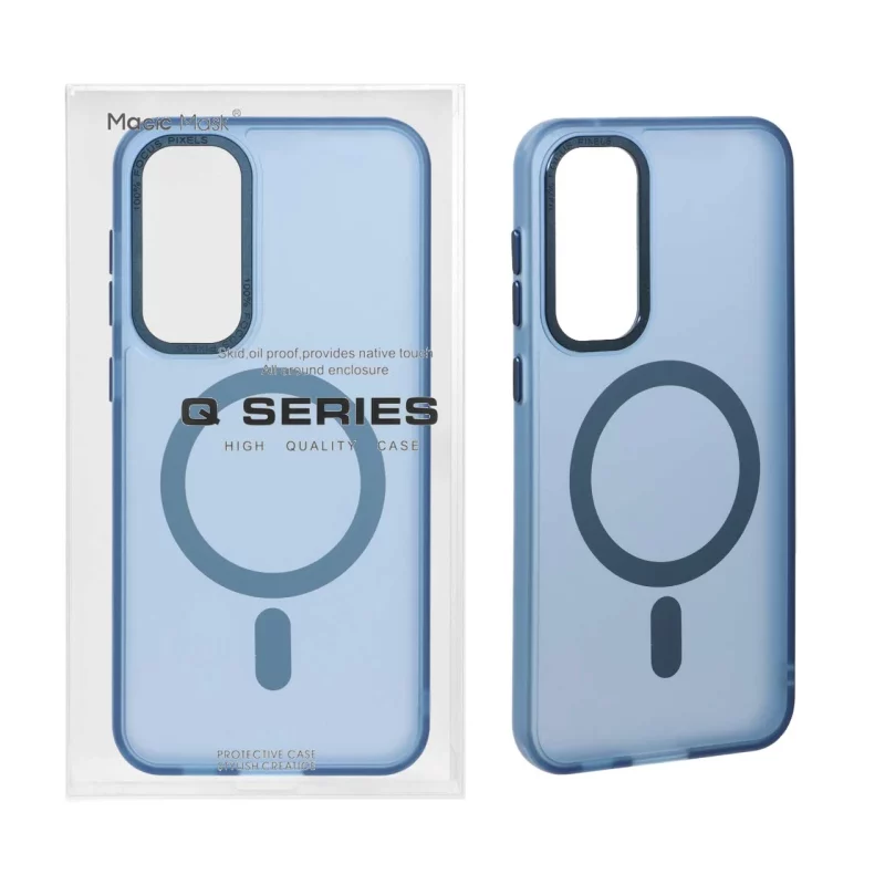 قاب Focus Pixels لنز آلومینیومی مات Magsafe مدل Samsung Galaxy S23 FE - سرمه ای (پک دار) - تصویر 2