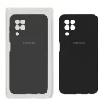 قاب سیلیکونی پاک کنی اورجینال Samsung Galaxy A22 4G / M22 / M32 4G / F22 - مشکی (پک اصلی)