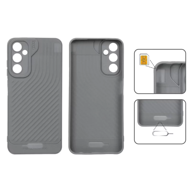 قاب Gear4 کبریتی Samsung Galaxy A05s - طوسی - تصویر 2