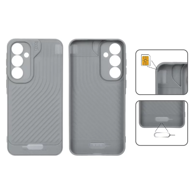 قاب Gear4 کبریتی Samsung Galaxy A35 - طوسی - تصویر 2