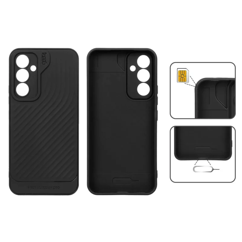 قاب Gear4 کبریتی Samsung Galaxy A54 - مشکی - تصویر 2