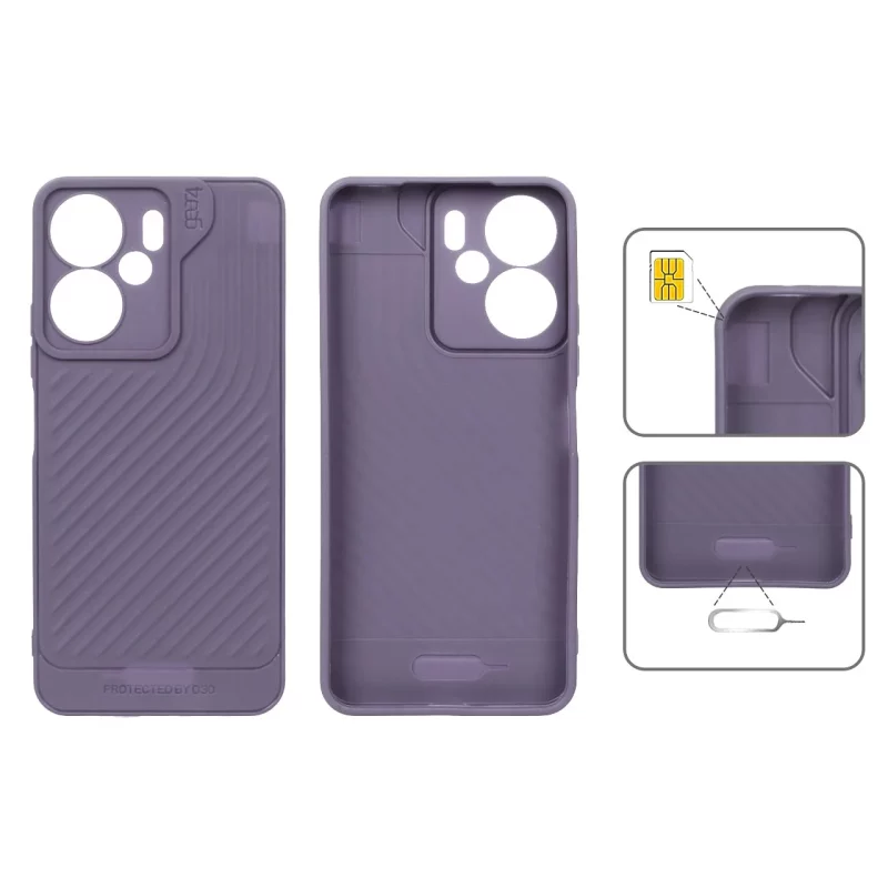 قاب Gear4 کبریتی Xiaomi Redmi 13C / Poco C65 - بنفش - تصویر 2