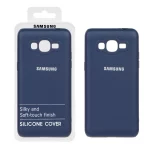 قاب نیو سیلیکون محافظ لنزدار RFF مدل Samsung Galaxy J2 Prime / G530 / Grand Prime - سرمه ای (پک دار)
