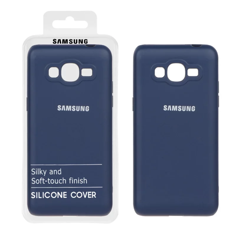 قاب نیو سیلیکون محافظ لنزدار RFF مدل Samsung Galaxy J2 Prime / G530 / Grand Prime - سرمه ای (پک دار) - تصویر 2