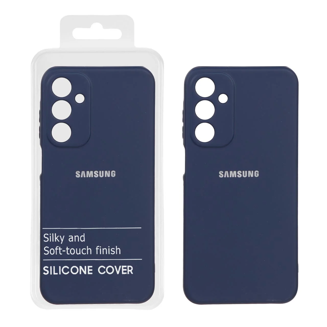 19178-1161782-1 قاب نیو سیلیکون محافظ لنزدار RFF مدل Samsung Galaxy A25 5G - سرمه ای (پک دار) - تصویر 1