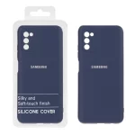 قاب نیو سیلیکون محافظ لنزدار RFF مدل Samsung Galaxy A03s / A02s - سرمه ای (پک دار)