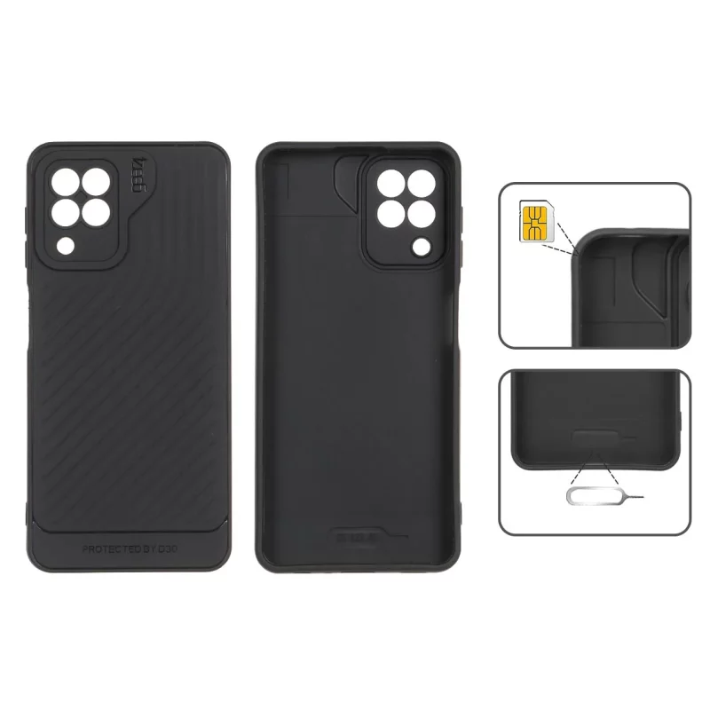 قاب Gear4 کبریتی Samsung Galaxy A22 4G / M22 / M32 4G / F22 - مشکی - تصویر 2