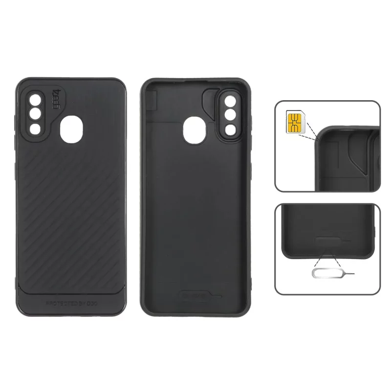 قاب Gear4 کبریتی Samsung Galaxy A30 / A20 - مشکی - تصویر 2