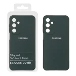 قاب نیو سیلیکون محافظ لنزدار RFF مدل Samsung Galaxy A16 - سبز تیره (پک دار)